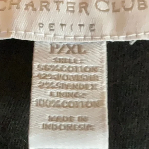 Charter Club Petites Zebra Stripes Black & White Blazer Jacket Size P XL - Picture 3 of 14